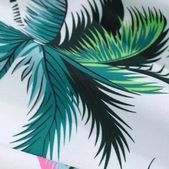 White Mens Button Up Tee Shirt - Picture 4 of 6